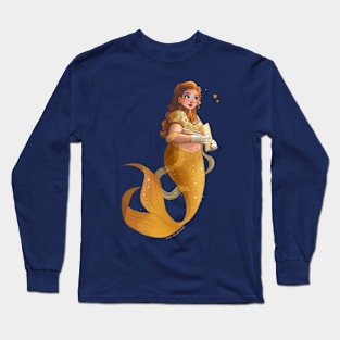 Yellow Mermaid Long Sleeve T-Shirt